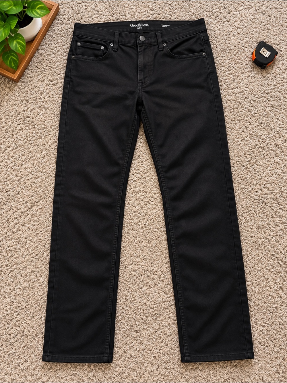 Goodfellow & Co Black Slim Straight Jeans